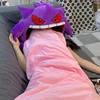 Gengar Anime Kawaii Elf Sleep Pillow, DualUse Nap Blanket & Doll – Super Soft Big Mouth Design Gift Toys