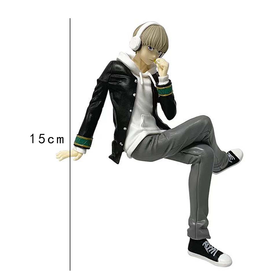 

sold 15CM Anime WIND BREAKER Sakura Haruka Figure Kaji Ren Noodle Stopper Figure Sitting Model Toy Gift Doll Aciton Figure