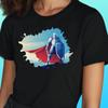 Women's T-Shirt Knight With Sword and Shield Motif Cotton Size S To 3xl Vintage Slightly Versatile Designer Clothes