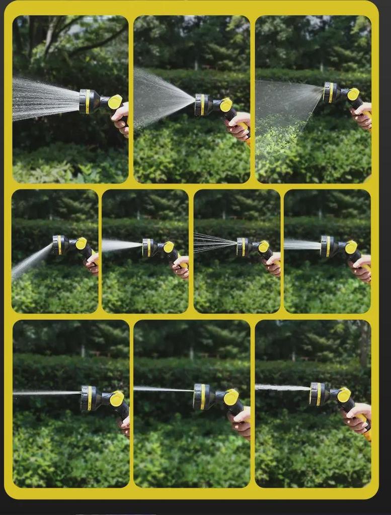Multifunctional Garden Hose with Water Gun - Perfect for Watering, Car Washing, and More
