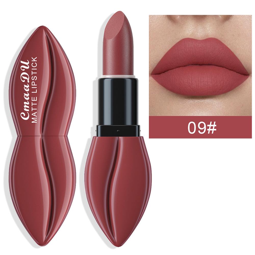 CmaaDu Matte 10-Color Velvet Lipstick - Long-Lasting, Moisturizing, Fade-Resistant