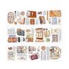 6 Sheets Retro Decorative Stickers Versatile Travel Theme Strong Adhesion Stylish Deco Stickers for