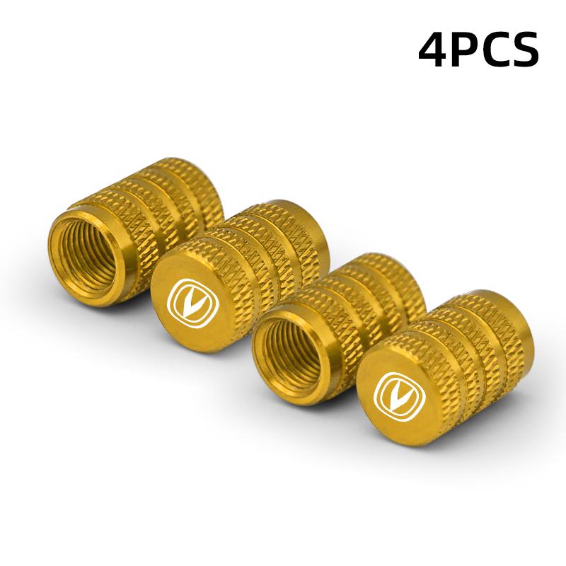 4pcs Aluminum Car Wheel Tire Valve Cap Covers For Changan CS35 Plus CS55 PLUS CS75 PLUS Eado UNI-T UNI-K 2023 Car Accessories