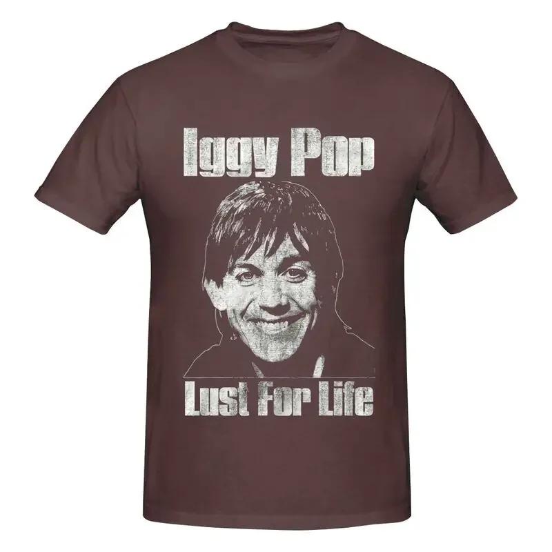 Iggy Pop Lust For Life Mens Licensed Rock N Roll Band Stooges Shirt T-shirt Tee Pop Classic