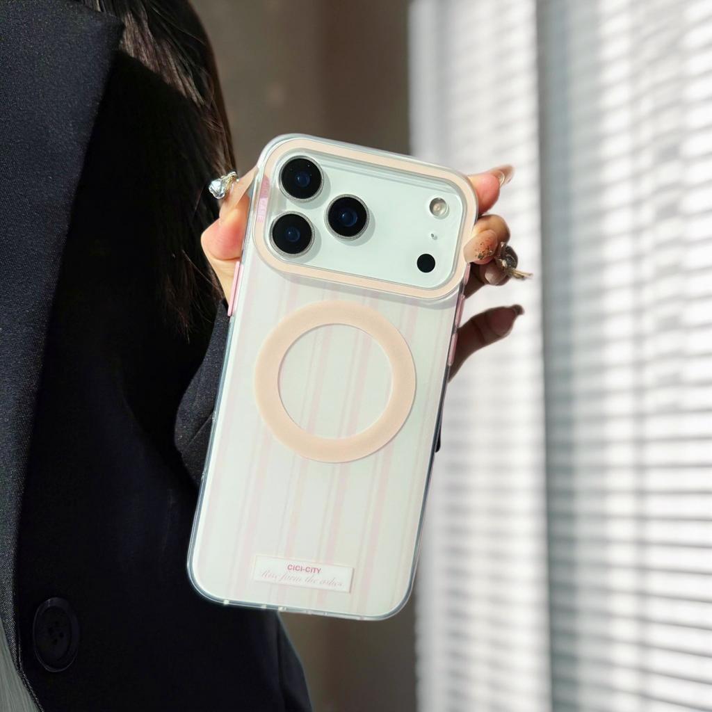 For iPhone 17 Air 17 13 14 15 16 Pro Max Magsafe Case Color Anti-Collision Drop-proof Protective Cartoon Animals Phone Cover