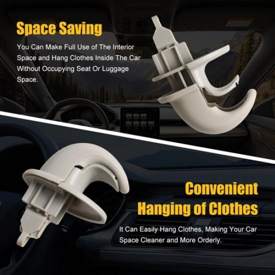 2X Coat Hook Hanger Fit For 2003 2004 2005 Dodge Ram 1500 2500 3500 5HT25TL2AD