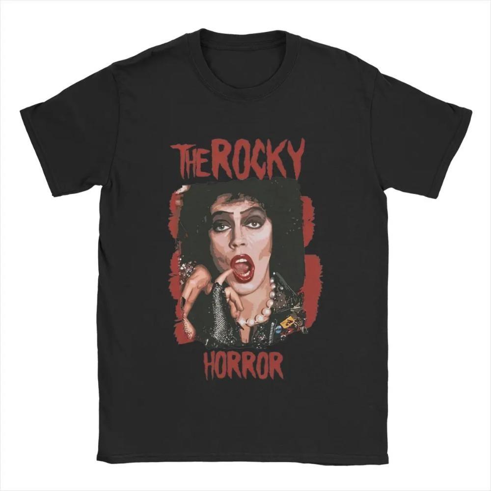 

Футболка The Rockys Horror Picture Show Чоловіча Креативна Бавовняна Футболка з Круглим Вирізом та Коротким Рукавом Літні Топи XXXXXL чорний