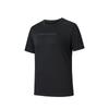 Comfortable Simple Letter Round Neck Pullover Versatile Short Sleeve T-Shirt Men Tops Basic-Black 152520136-4