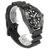 HYAKUICHI 101 No.1 Quartz Dive Watch with Date Display, Water Resistant to 20 ATM, Model HYAKU1-001 (Black Rubber)