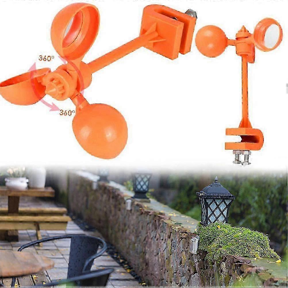 Solar bird repellent bird scarer new farm orchard bird scarer-orange-1 piece