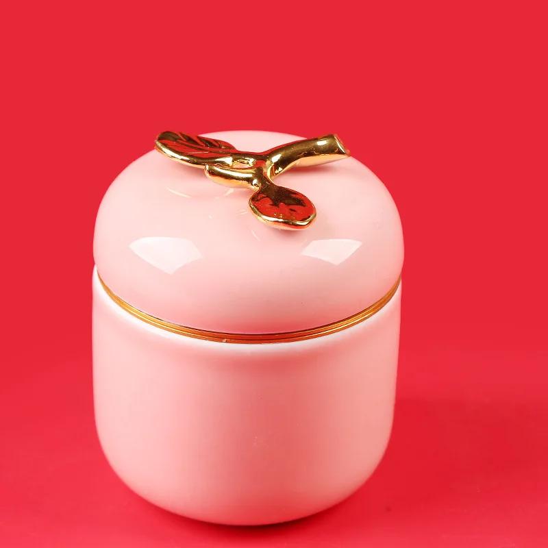 

Скандинавская креативная кухонная керамическая герметичная банка с крышкой, банка для хранения конфет и чая, свадебные подарки, аксессуары для украшения дома в гостиной