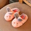 Kids Cartoon Bird Penguin Coral Velvet Soft Non Slip Slippers Home Warm Shoes