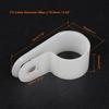 20Pcs Nylon R-Type Cable Clamp Organizer Cord Clips for Wire Management 5/4.8/6.4/15.8mm Black CC-0.5/UC-0.5/UC-1/CC-1/CC-4