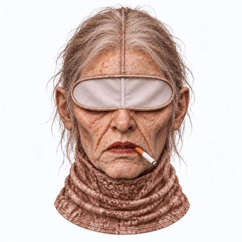 Riding Warm Headgear for Outdoor Sports, Ski Mask, Winter and Autumn Animal Pattern Funny Face Mask
