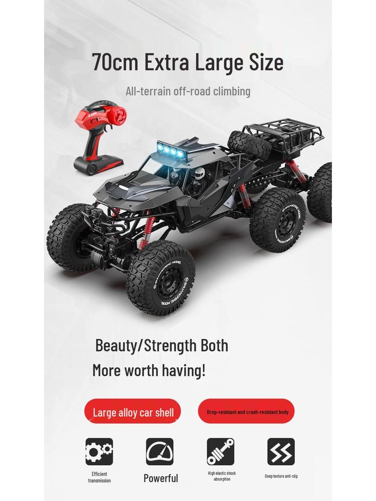 Jumbo Alloy Remote-Control 4WD Climbing Car Toy for Boys
