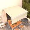Automatic Retractable Awning with Valance 4x3 m Cream