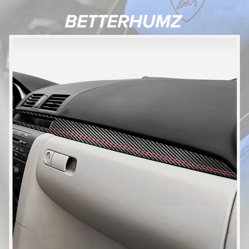 BDP1 For Mazda 3 Axela 2004-2009 Made of Alcantara Dashboard Panel Instrument Trim Stickers Car Interior Decor Tuning Accessories