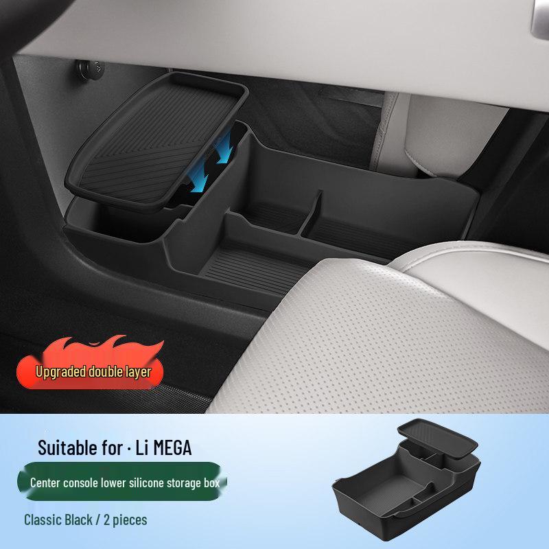 Ideal MEGA Center Console Silicone Phone Holder & Dashboard Storage Box for Car Interior Decoration