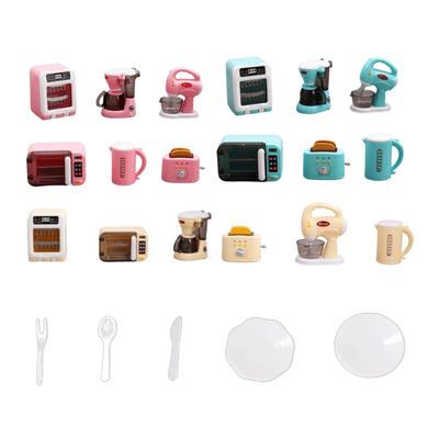 Pack Of 11 Tiny Household Appliance Models ABS Plastic Doll House Furniture For Children Role Playing