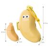Zahnbürstenabdeckung Zahnbürstenkopfschutzhülle Kreative Tragbare Aufbewahrungsbox Niedliche Bananen-Zahnbürsten-Staubschutzhülle Reiseset