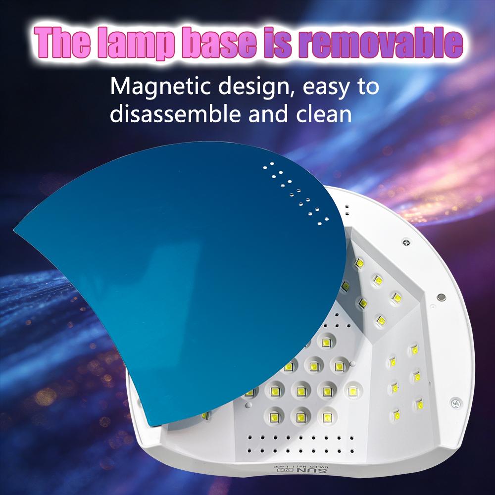 Sun2C UV Nail Lamp 48W Gel Polish Dryer Pedicure Light Manicure Lamp Nail Art Gel Dryer Machine Nail LED Lamp Not Black Handed