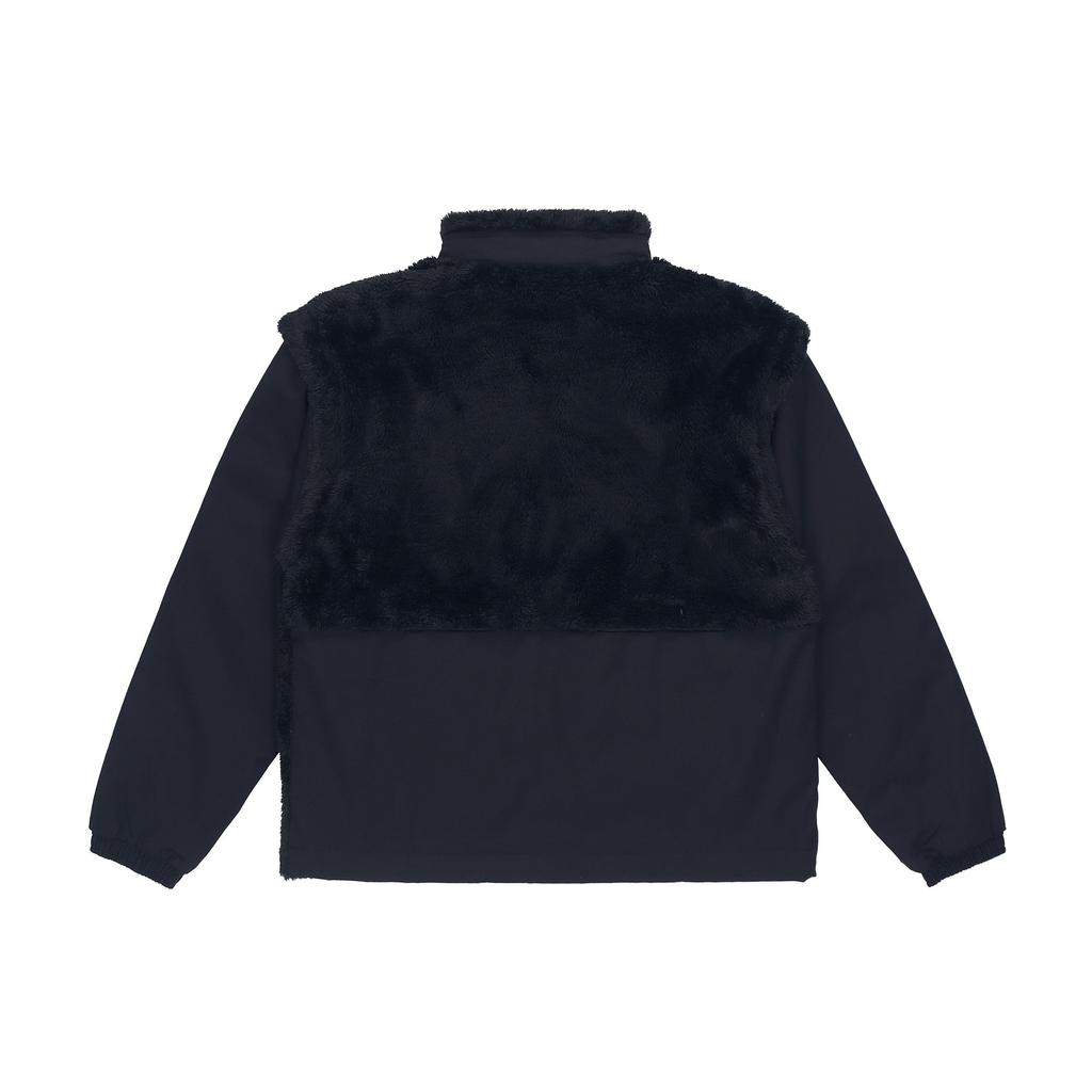Puma Paisley Pocket Embroidery Faux Lambswool Spliced Stand Collar Cotton Jacket Men Jacket Black 534974-01