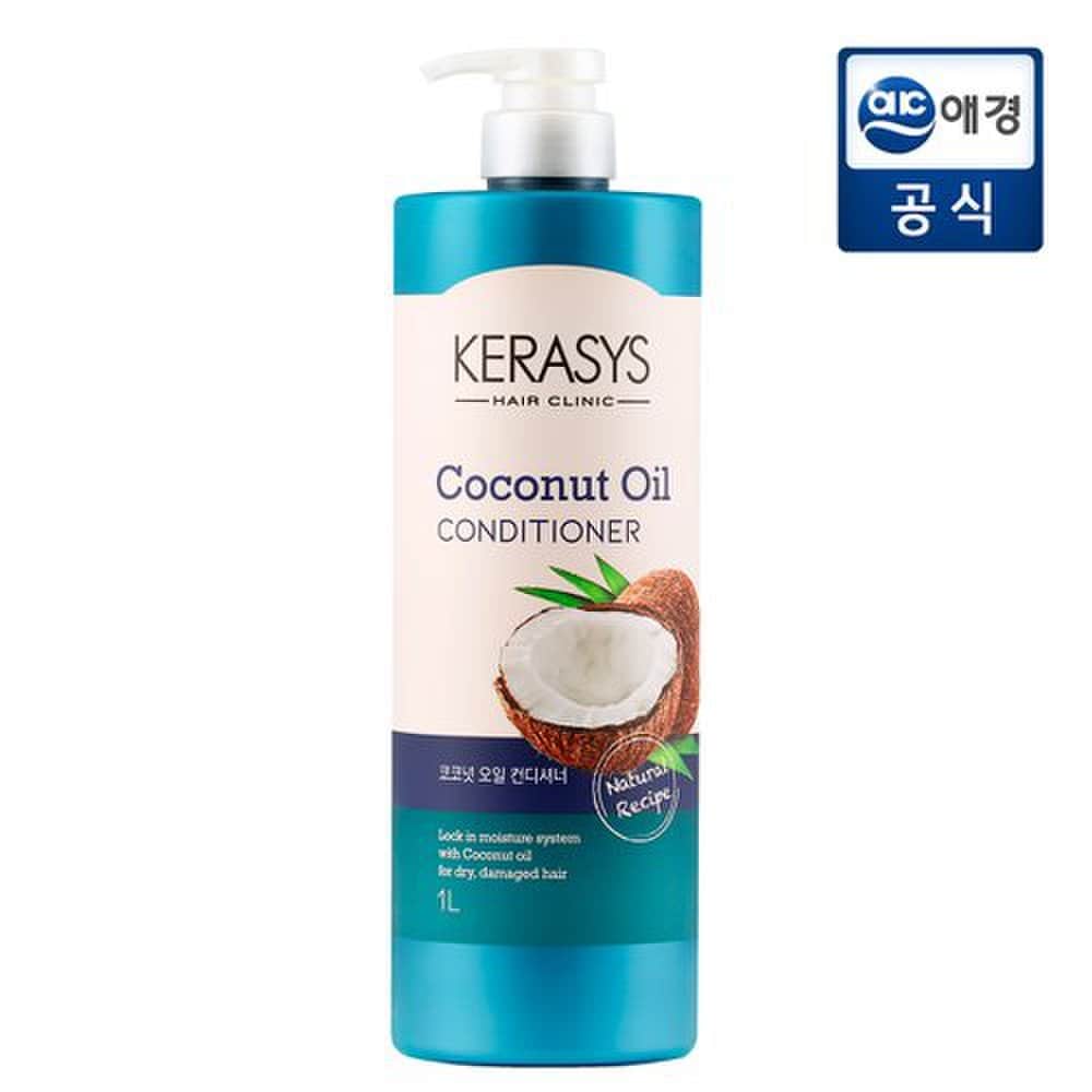KERASYS Natural Recipe Coconut Oil Conditioner 1L X 1