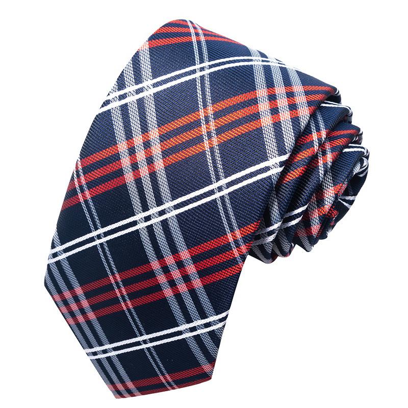 Dress Men'S Tie Fashion 8Cm Tie Casual Business Versatile Polyester Silk Tie