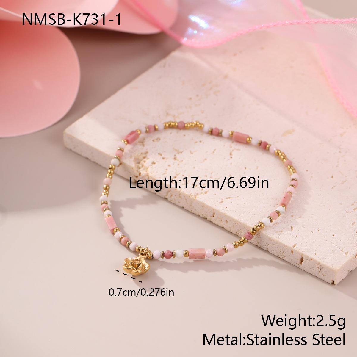 GEMCHIC Women s Bohemian Colorful Natural Stone Stackable Beaded Bracelet Set