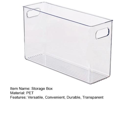 Organizzatore Estraibile Per Frigo In Plastica Trasparente - Cassetto Contenitore Per Alimenti, Impilabile Per Dispensa E Cucina