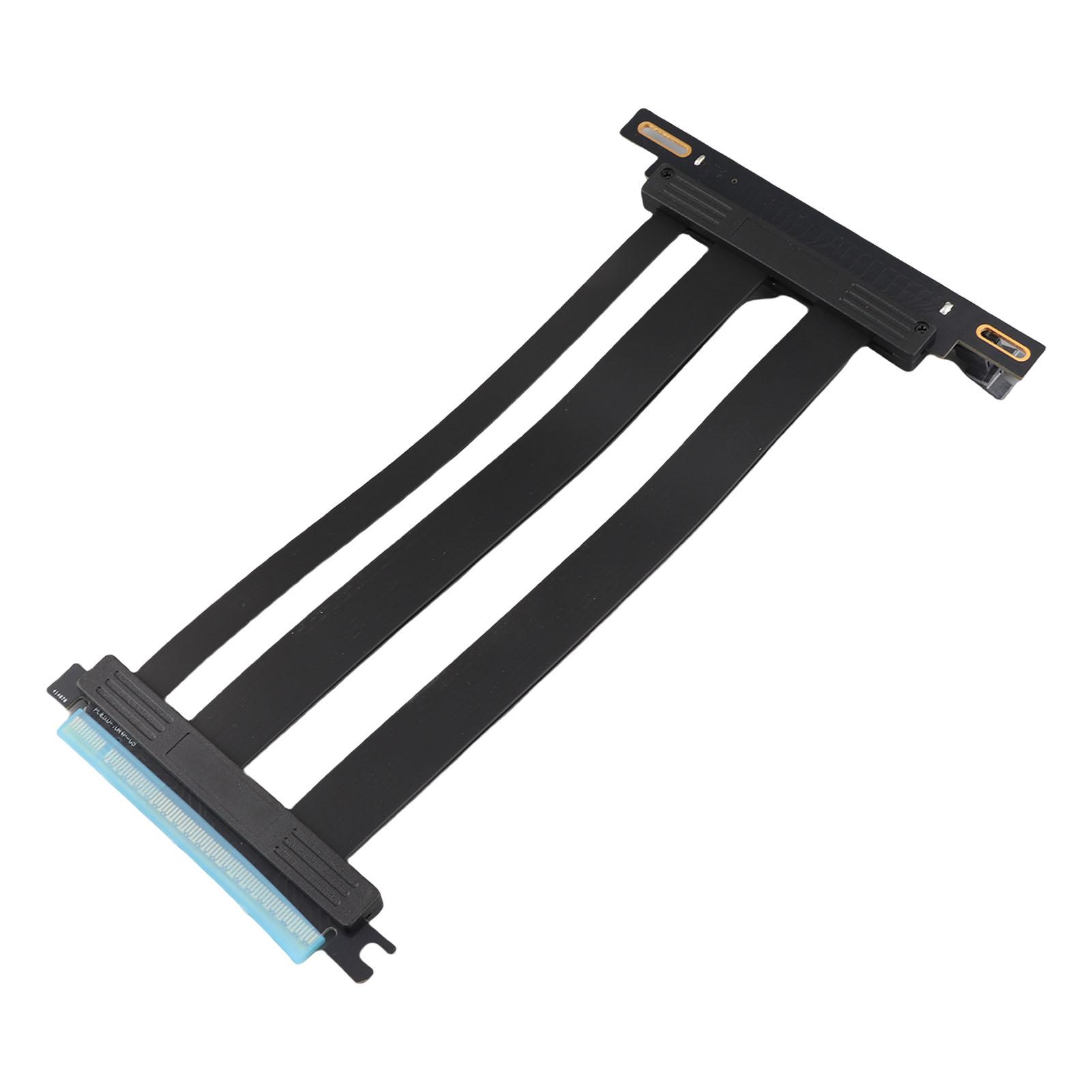 

Удлинительный кабель для видеокарты PCIe Gen5 X16 Профессиональный двухрядный 90 градусов Высокоскоростной компьютер