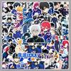 50 Blue Lock Graffiti Anime Stickers: Waterproof, Creative Cartoon Decor for Phone Cases & Suitcases.