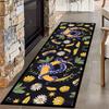 Snake Pattern Carpet Mat Rug - Gold Colorful Long Rectangle Home Decoration for Living Room Vintage Floor Decor Bedroom Carpet