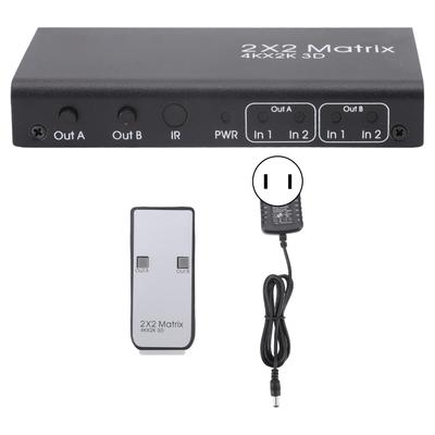 HD Multimedia Interface Switcher 2 In 2 Out 4K 30Hz Auto High Definition Multimedia Interface