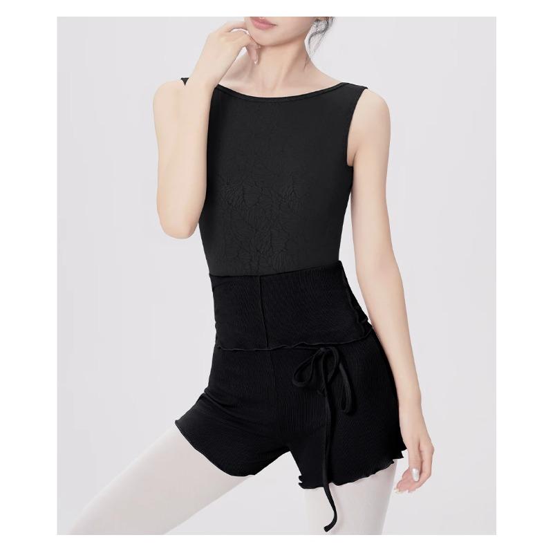 Pantaloncini da Boxer da Ballo Balletto per Ragazze e Donne, Pantaloncini Larghi a Maglia per Protezione Vita, Pantaloncini da Allenamento Danza Jogging, Vita Alta Corto