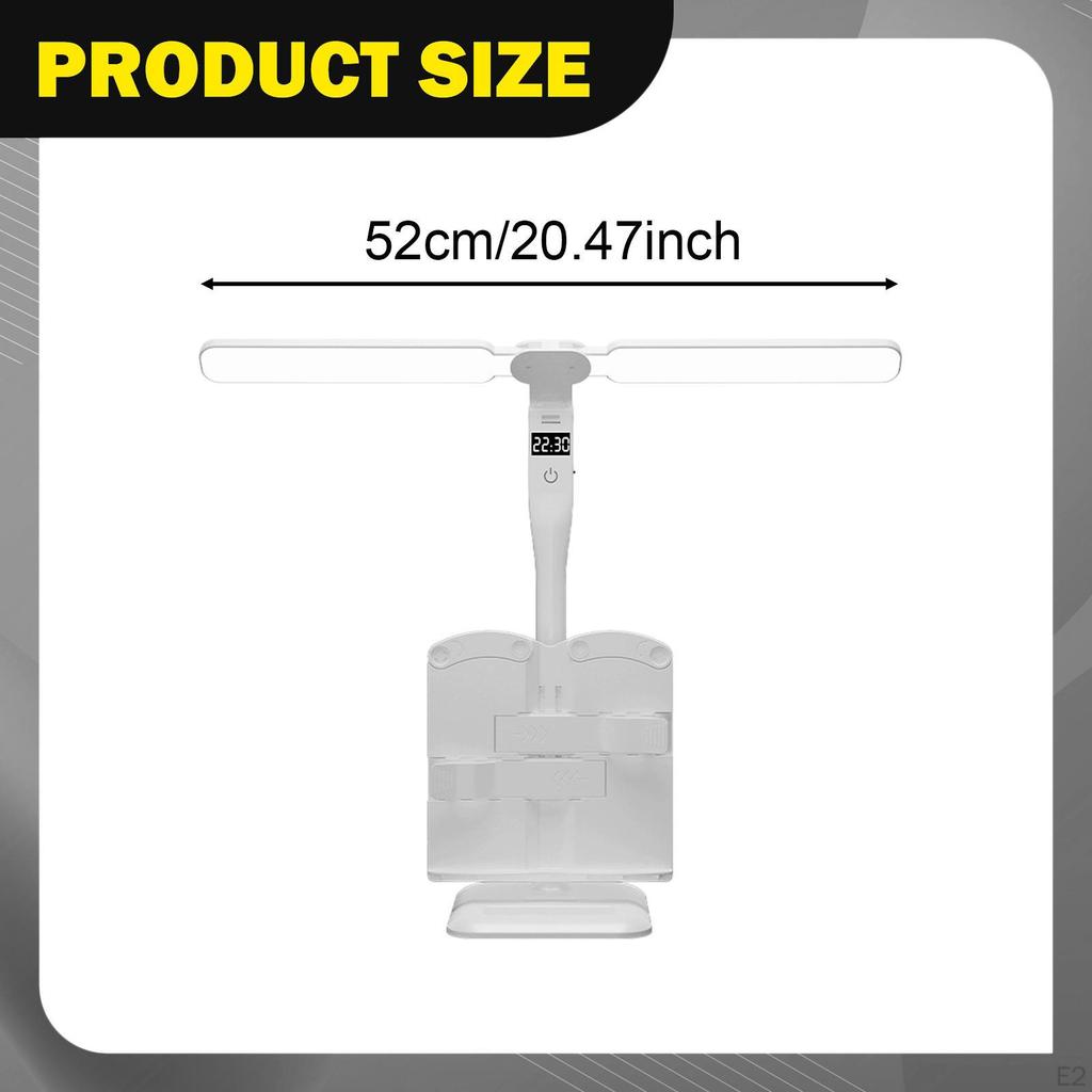 LED Desk Lamp Reading Task Light Multipurpose USB Charging Port Color Changing for Bedroom Dorm