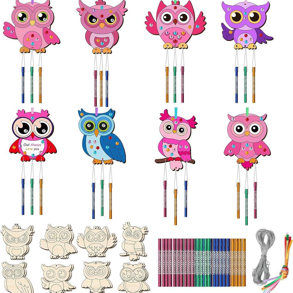 

Деревянный набор для колокольчика ветра «Бабочка» Сделай сам Ручной работы Колокольчик ветра Подвески Декорации Трубки Колокольчики для ветра для ручной работы