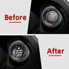 Carbon Fiber Push Start Button Cover Compatible with Subaru WRX 2015-2019 Forester Outback 2013-2020 XV Legacy 2014-2020 Engine Start Stop Keyless