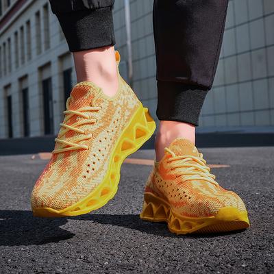 New Hollow Twist Thick-soled Fly-woven Mesh, Light and Breathable Casual Sports Couple Shoes, Men's and Women's Four-season Shoes