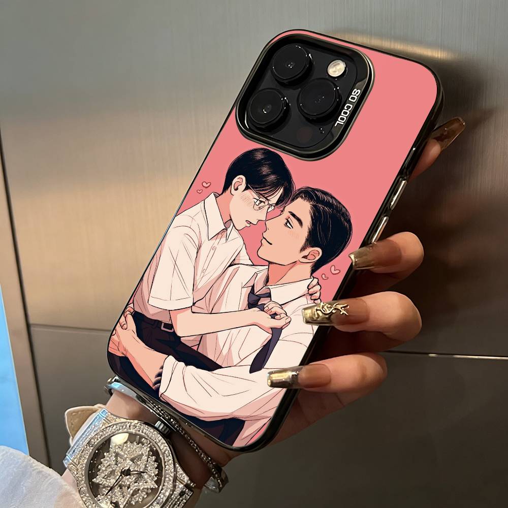 C-Captivated- By -You BL Phone Case For iPhone 17,16,15,14,13,12,11 Plus Pro Max Colored Silver Phone Case