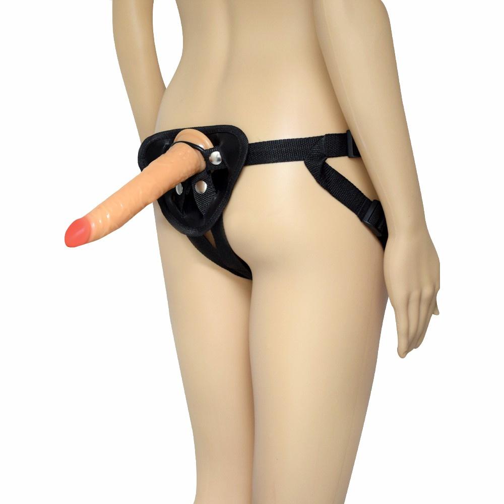 Wearable Dildo Sex Toys   Strap On Penis Realistic Penis Pegging Femdom Slave Anal Plug Suction Dick Fourth Love