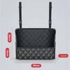 1 PC Car Middle Seat Storage Bag, Large Capacity PU Leather Storage Bag