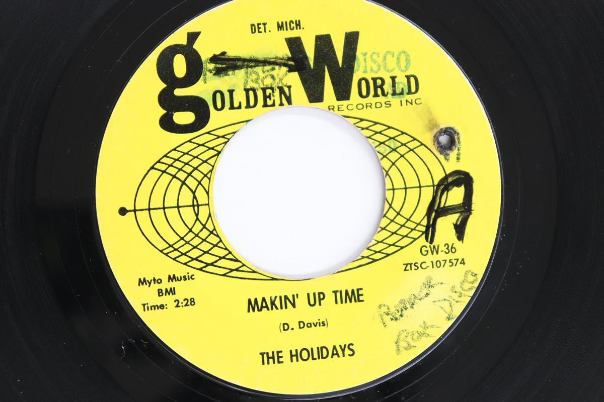 

7inch Record HOLIDAYS - I ll Love You Forever / Makin Up T GW36 GOLDEN WORLD 1966 US Soul/Funk Used