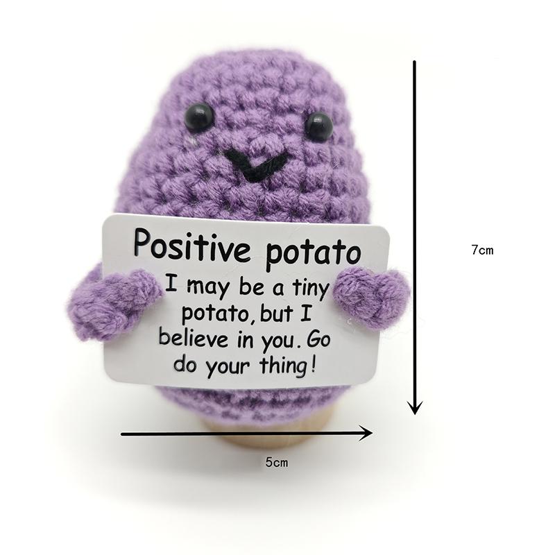 Cute Healing Handmade Weaving Pendant Funny Positive Energy Vegetable Fruit Doll Ornament Cartoon Decoration