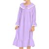 Children's Home Clothes Comfortable And Casual Loose Long Sleeved Nightgown Dress