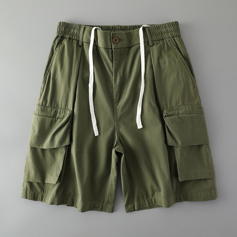 Simple Fashion Brand Cotton Casual Export Parka Shorts