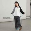 LUSON Girls' Stylish Raglan Long Sleeve T-Shirt