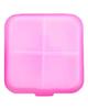 Portable Travel 4 Grid Pill Storage Box Case Container Mini Medicine Organizer