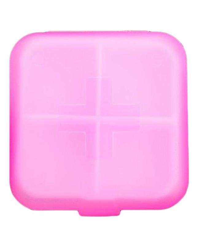 Portable Travel 4 Grid Pill Storage Box Case Container Mini Medicine Organizer