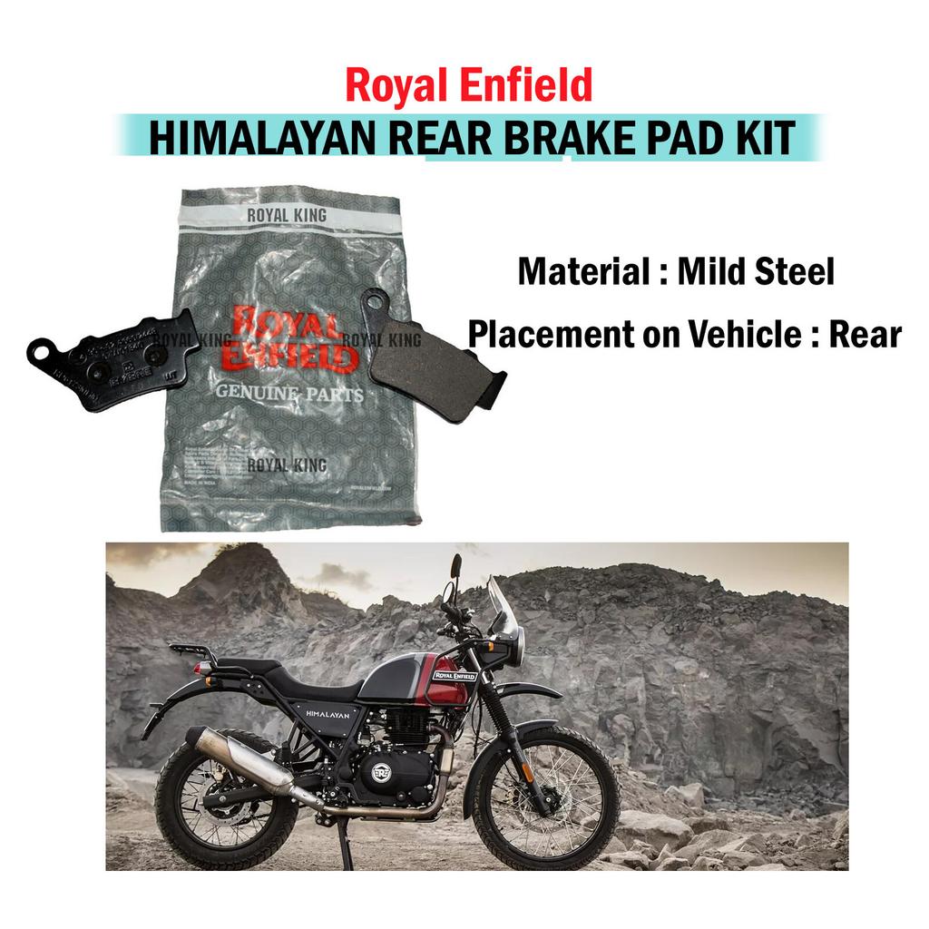 Royal Enfield "Himalayan 411cc" "REAR BRAKE PAD KIT"